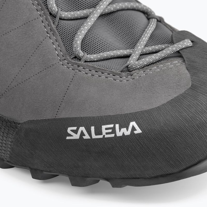 Men's approach shoes Salewa Wildfire Leather 2 GTX qulet shade/black 8