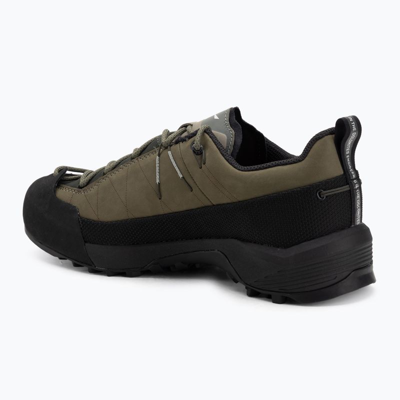 Men's approach shoes Salewa Wildfire Leather 2 GTX faded green/black 3