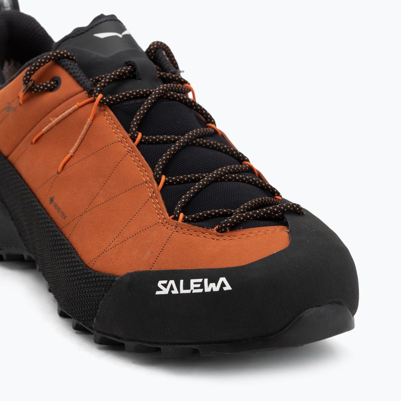 Men's approach shoes Salewa Wildfire Leather 2 GTX bombay brown/black 7