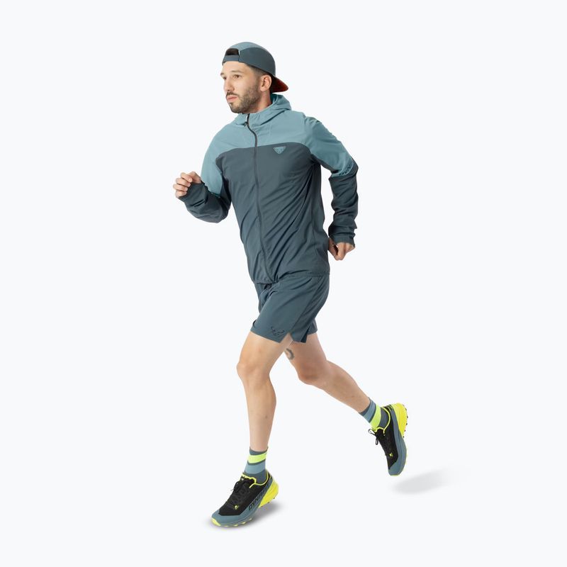 Men's running jacket DYNAFIT Alpine Wind smoke blue 2