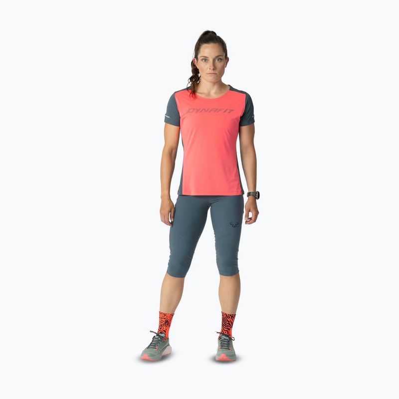 Women's running top DYNAFIT Alpine 2 Tee ultra coral 2