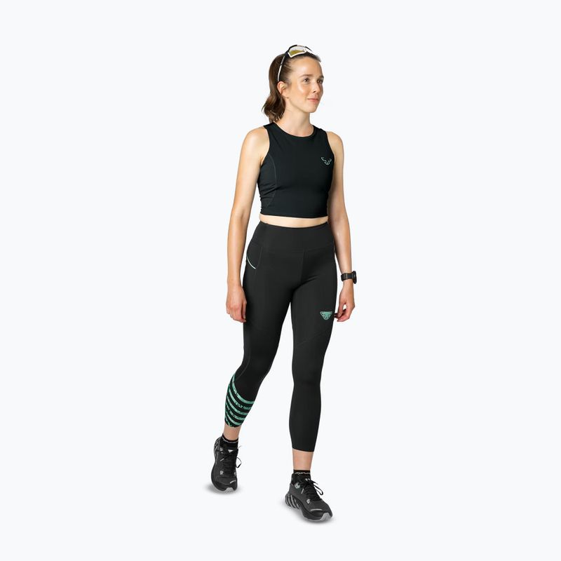 Women's running top DYNAFIT Trail Crop Top black 2