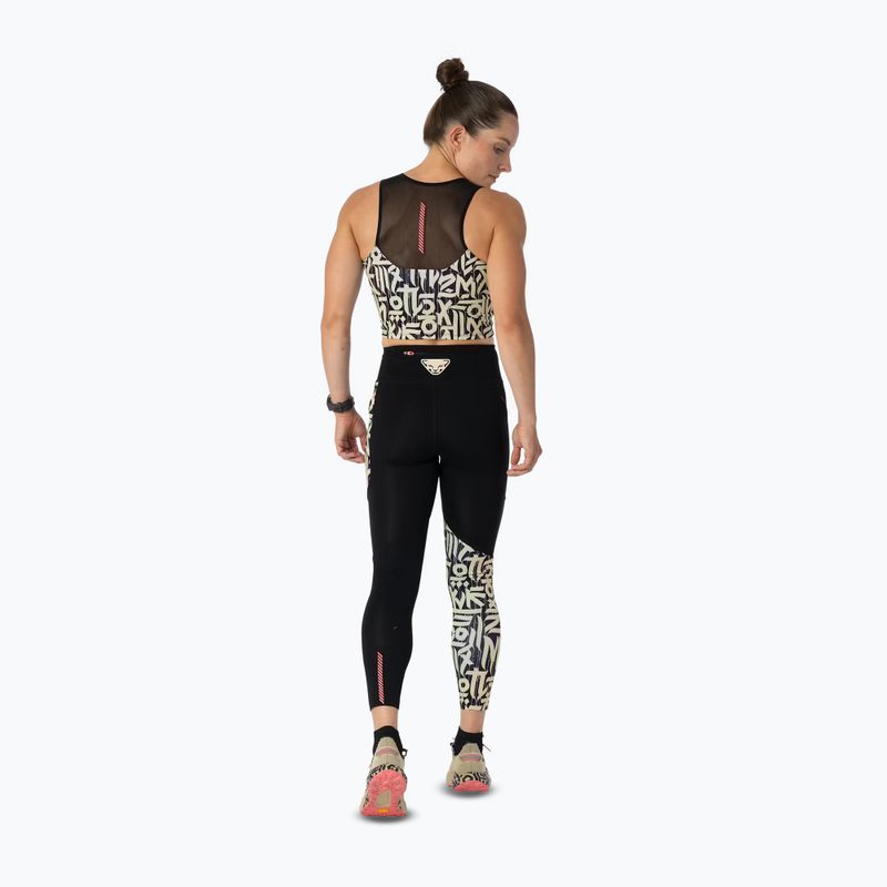Women's running leggings DYNAFIT Trail 7/8 black out overcast 3