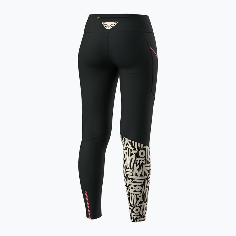 Women's running leggings DYNAFIT Trail 7/8 black out overcast 6