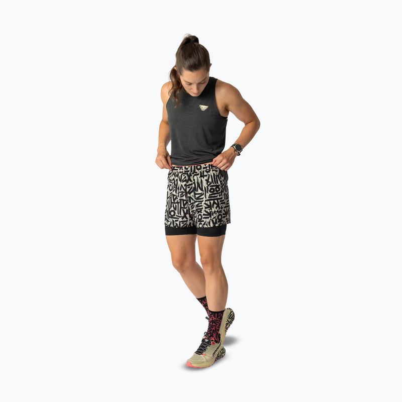 Women's running shorts DYNAFIT Trail 2IN1 overcast 4