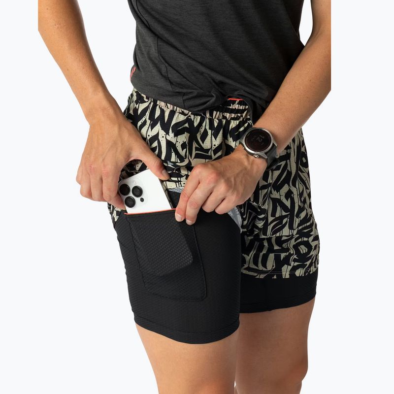 Women's running shorts DYNAFIT Trail 2IN1 overcast 5