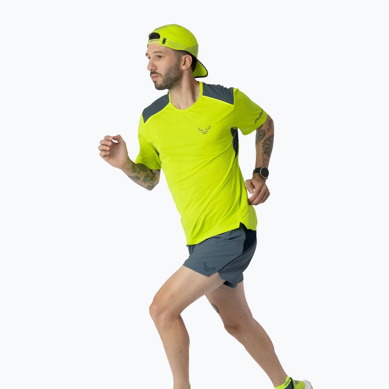 Men's running shirt DYNAFIT Sky ultra yellow 2