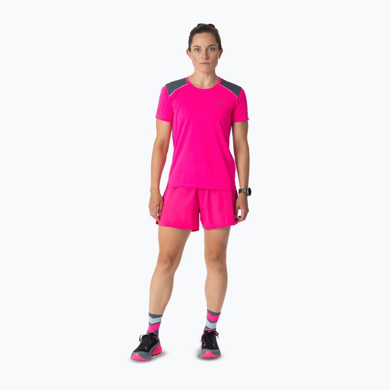 Women's running top DYNAFIT Sky pink glo 2