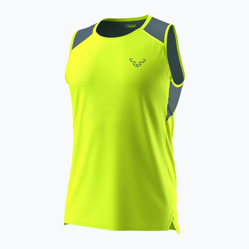 Men's running top DYNAFIT Sky Tank ultra yellow 4