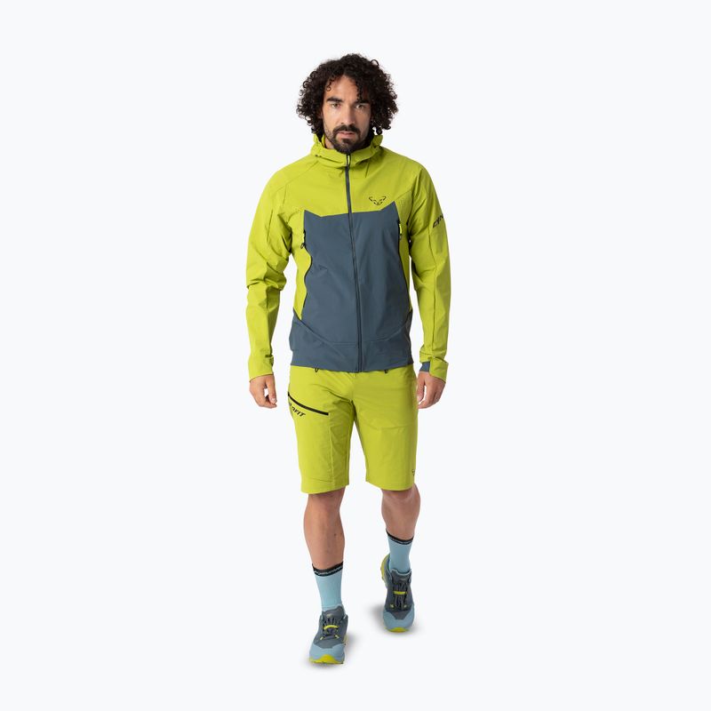 Men's softshell jacket DYNAFIT Transalper Dynastretch golden lime/0720 2