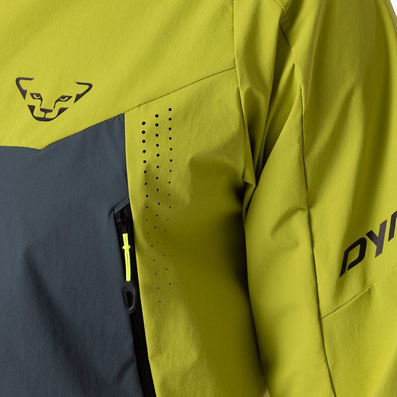 Men's softshell jacket DYNAFIT Transalper Dynastretch golden lime/0720 5
