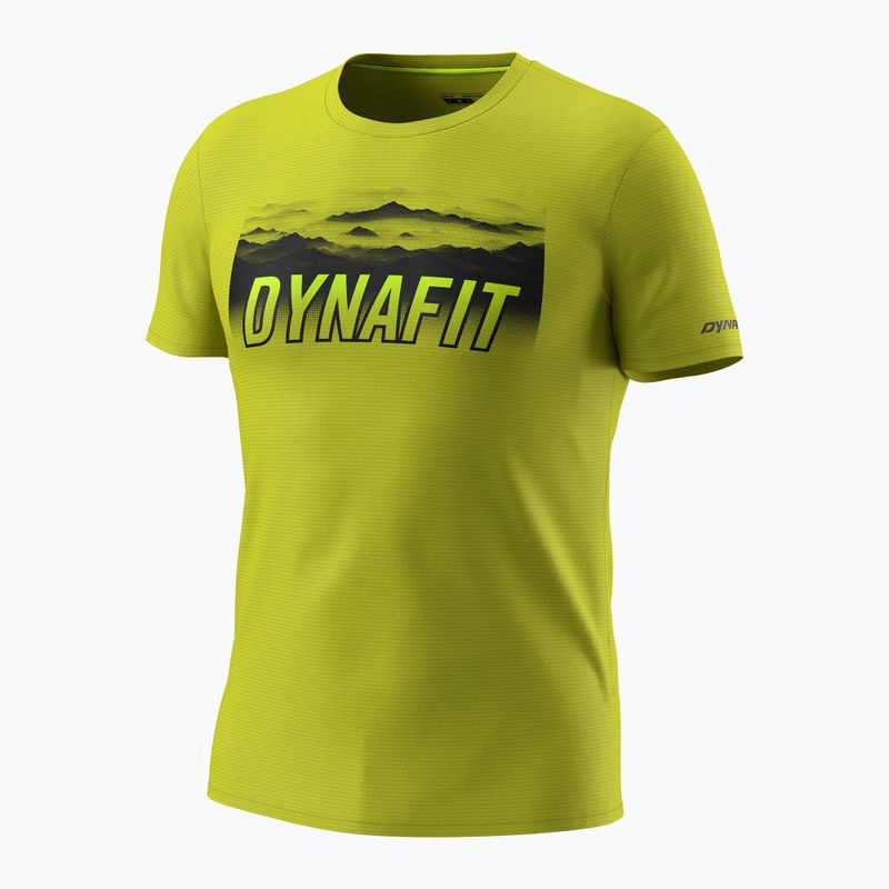 Men's trekking T-shirt DYNAFIT Transalper Graphic golden lime/5a30 4