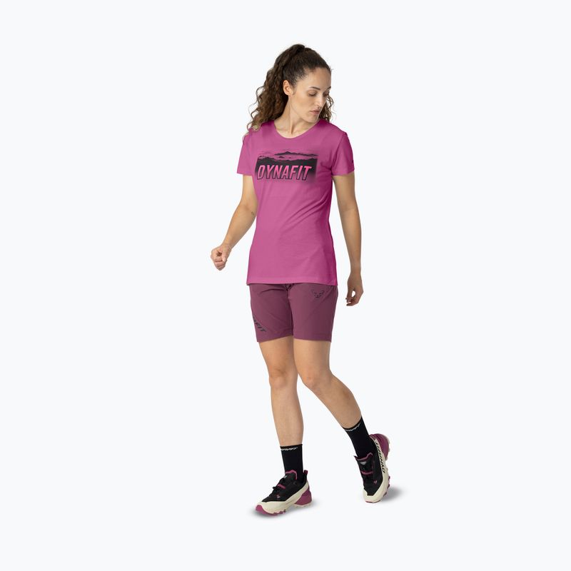 Women's trekking T-shirt DYNAFIT Transalper Pocket magenta/6070 2