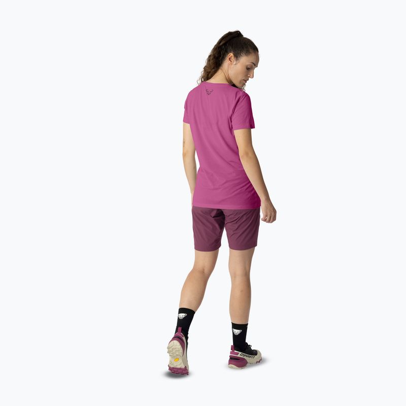 Women's trekking T-shirt DYNAFIT Transalper Pocket magenta/6070 3