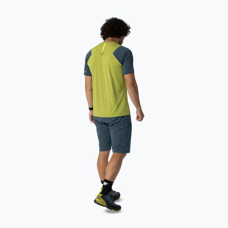 Men's trekking T-shirt DYNAFIT Transalper golden lime/0720 3
