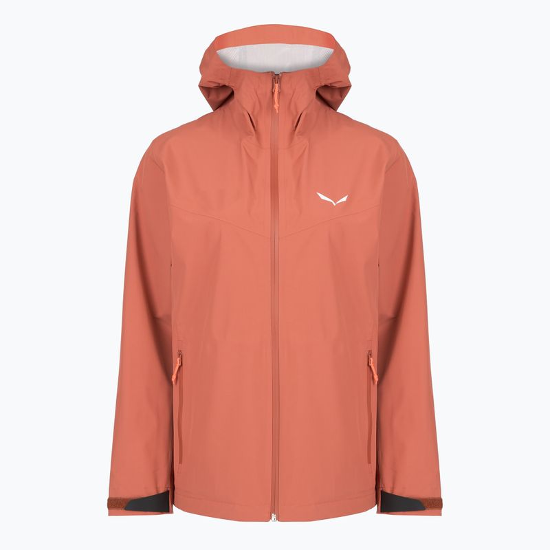 Women's rain jacket Salewa Puez Aqua 4 PTX 2.5L etruscan red