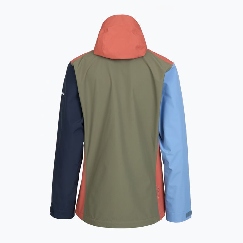 Women's rain jacket Salewa Puez Aqua 4 PTX 2.5L etruscan red/muli 2