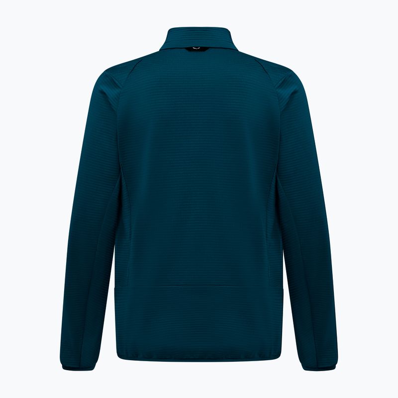 Men's trekking sweatshirt Salewa Puez Altavia PL pond blue 2