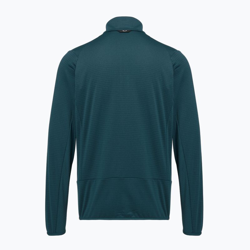 Men's trekking sweatshirt Salewa Puez Altavia PL pond blue 2