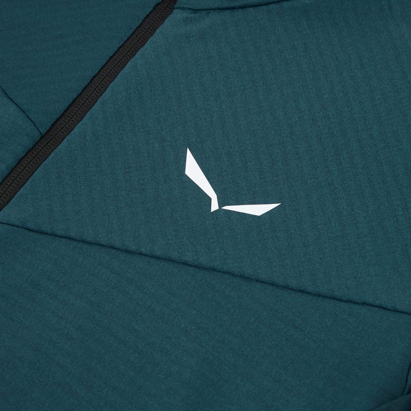 Men's trekking sweatshirt Salewa Puez Altavia PL pond blue 3