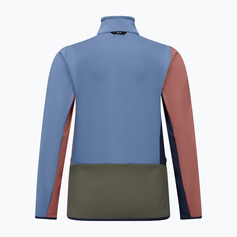 Women's trekking sweatshirt Salewa Puez Cammio PL Blueberry/Multi 2
