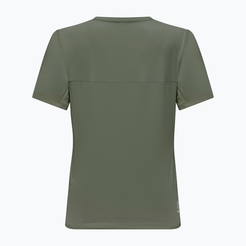 Women's trekking T-shirt Salewa Puez Sporty Dry faded green 2