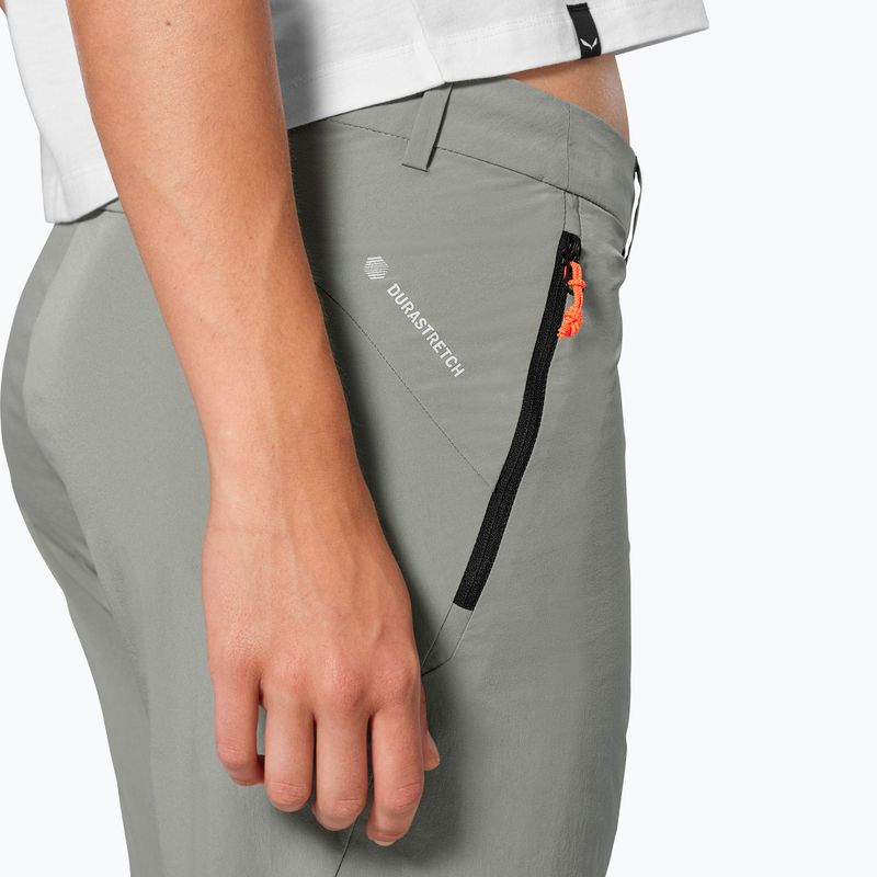 Women's trekking shorts Salewa Puez Talvena DST faded green 5