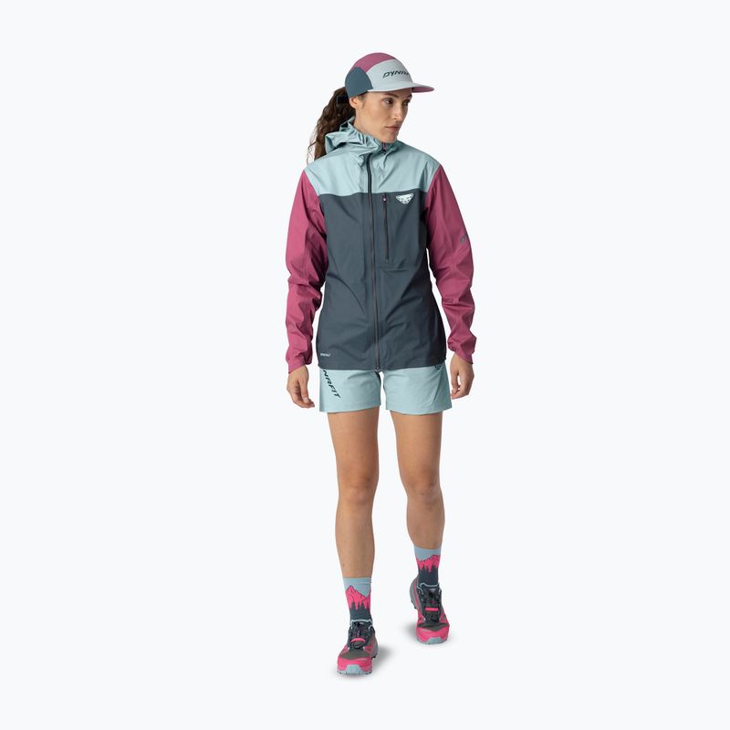 Women's rain jacket DYNAFIT Traverse 3L cinder cloud blue/3180 2