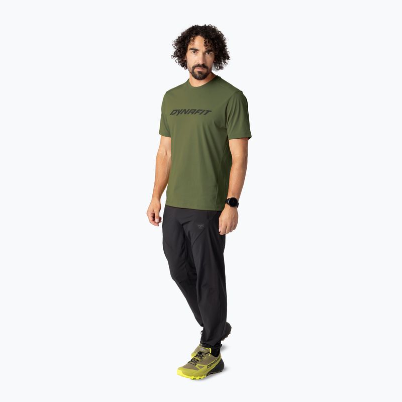 Men's trekking shirt Dynafit Traverse T-Shirt military green 2