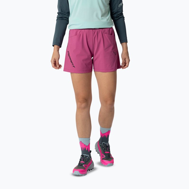 Women's trekking shorts DYNAFIT Traverse Hybrid magenta/6A70