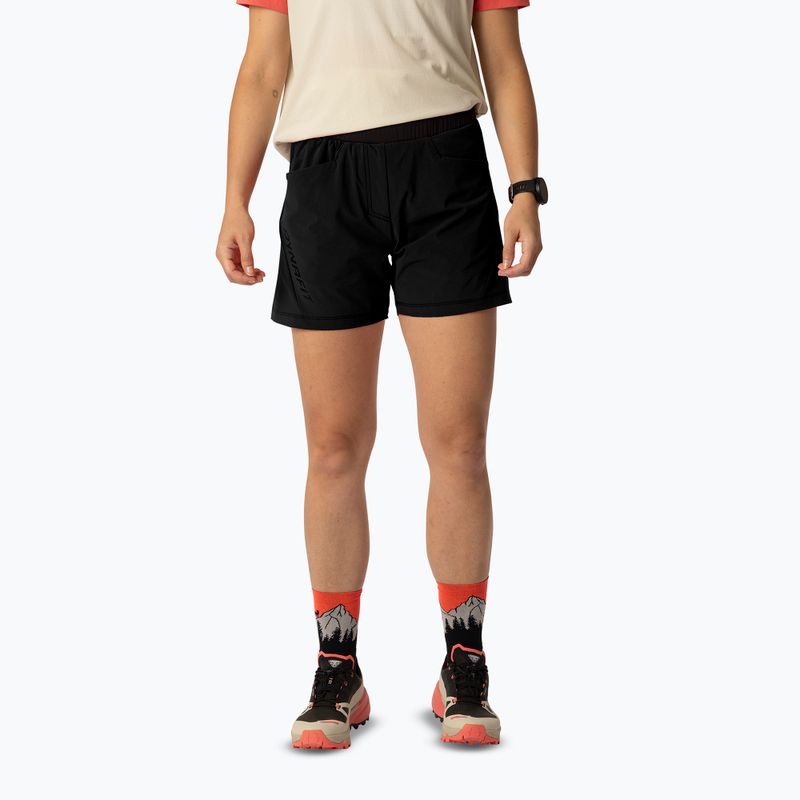 Women's trekking shorts DYNAFIT Traverse Hybrid black out