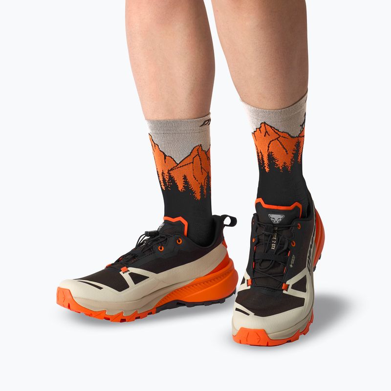 Socks DYNAFIT Traverse Crew black out ultra orange/4220 2