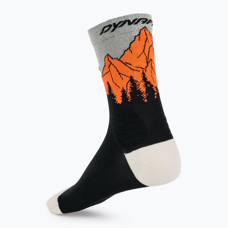 Socks DYNAFIT Traverse Crew black out ultra orange/4220 2