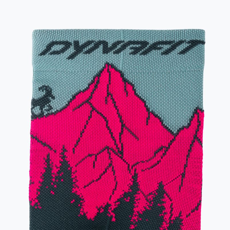 Socks DYNAFIT Traverse Crew cinder pink glo/6070 3