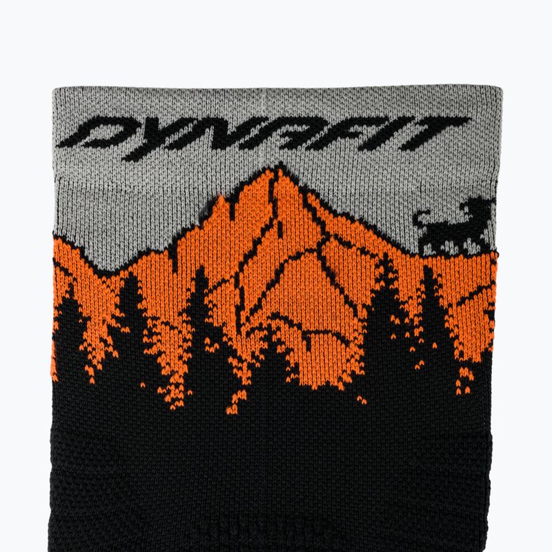 Ski socks DYNAFIT Traverse Mid black out ultra orange/4220 3