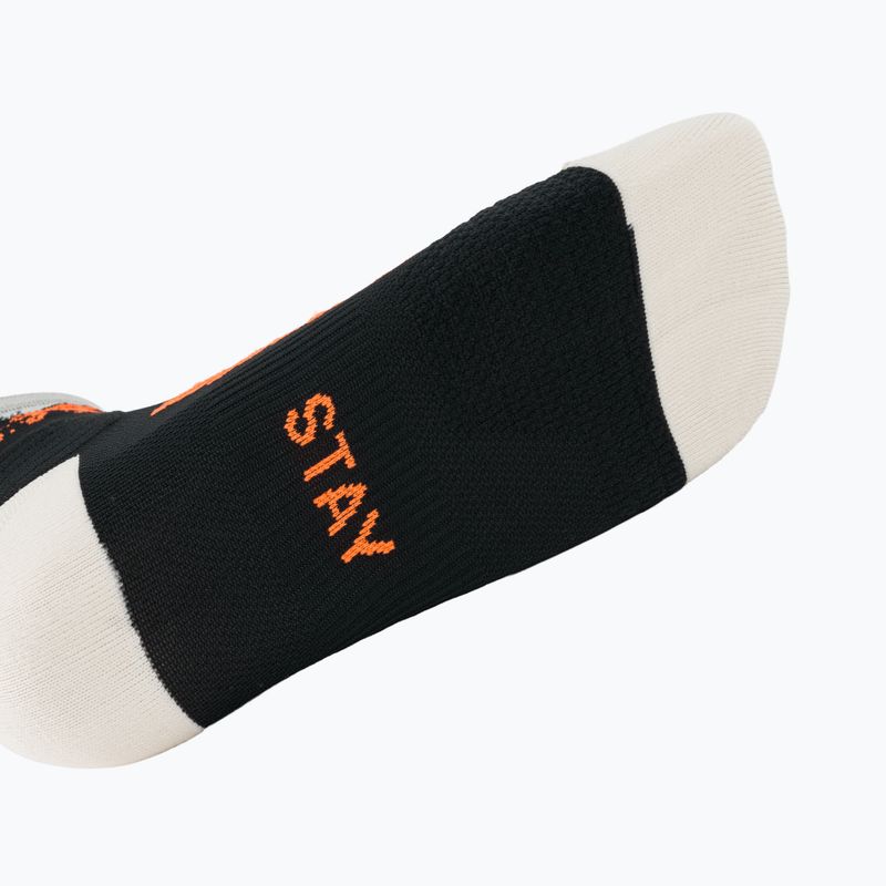 Ski socks DYNAFIT Traverse Mid black out ultra orange/4220 5