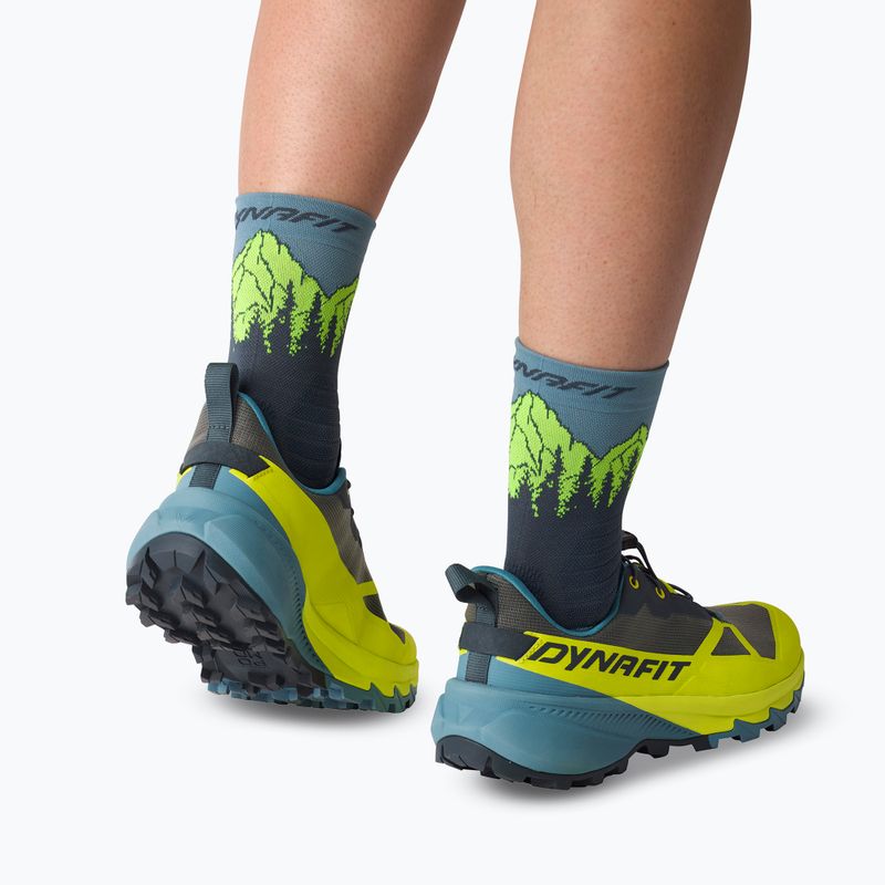 Ski socks DYNAFIT Traverse Mid cinder ultra yellow/5a30 3