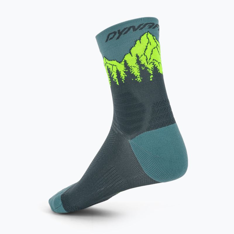 Ski socks DYNAFIT Traverse Mid cinder ultra yellow/5a30 2
