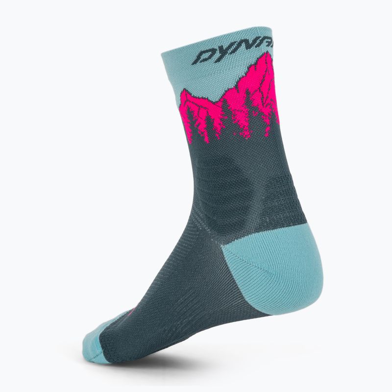 Ski socks DYNAFIT Traverse Mid cinder pink glo/6070 2