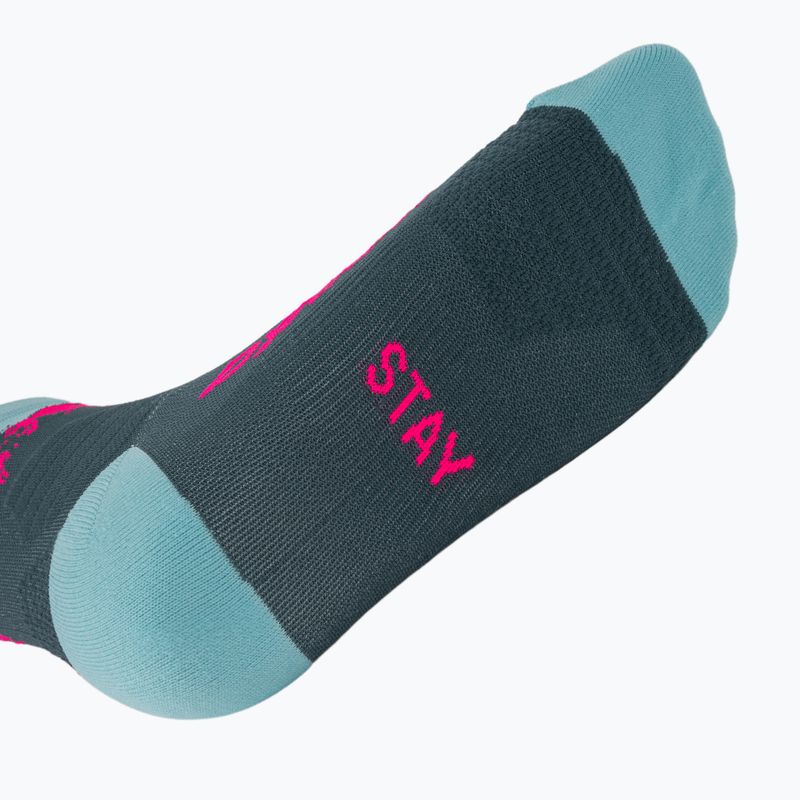 Ski socks DYNAFIT Traverse Mid cinder pink glo/6070 5