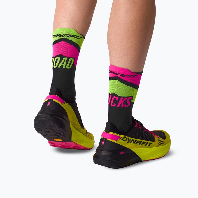 Socks DYNAFIT Ultra Crew black out ultra yellow/5A30 8