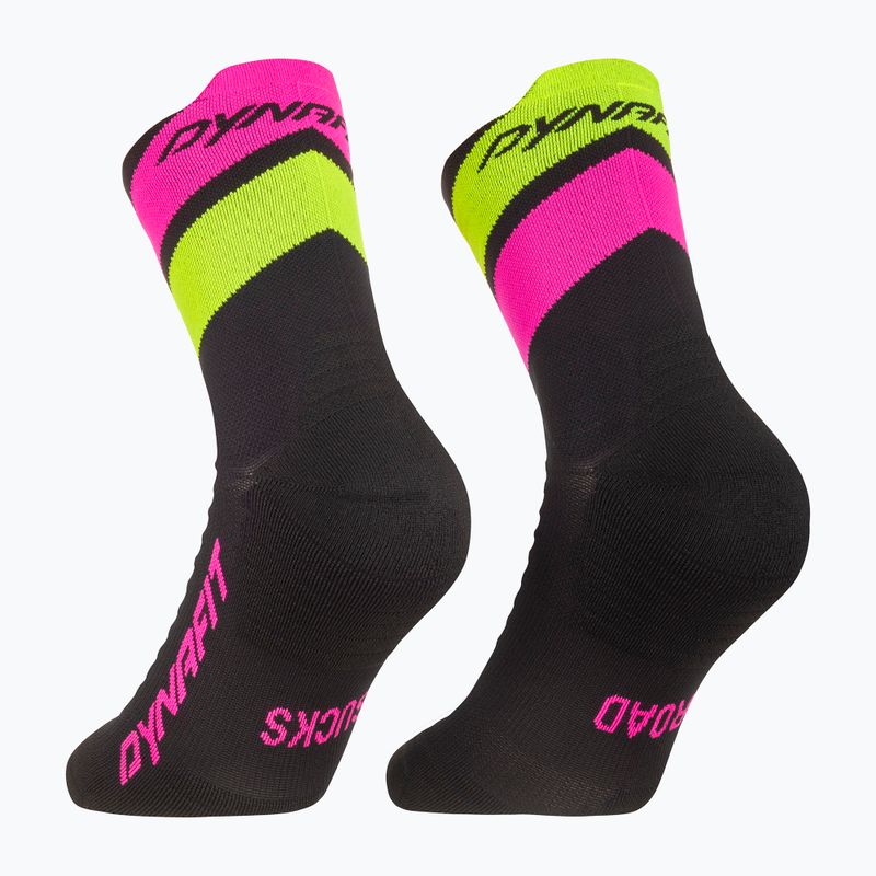 Socks DYNAFIT Ultra Mid black out pink glo/6070 6