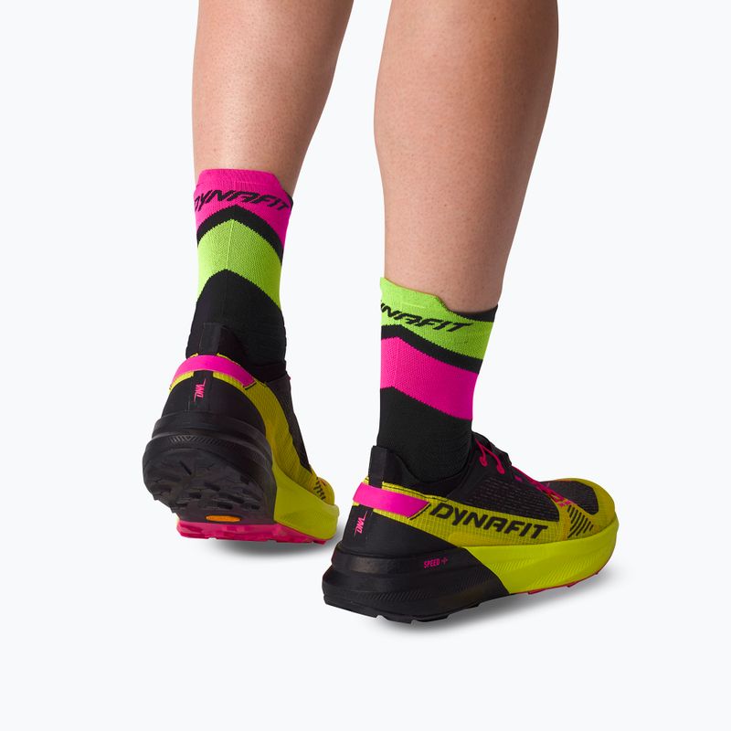 Socks DYNAFIT Ultra Mid black out pink glo/6070 8