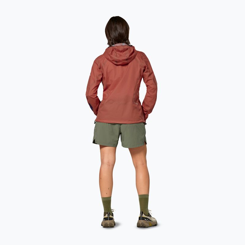 Women's waterproof jacket Salewa Pedroc 2 PTX 2.5 Light etruscan red 3