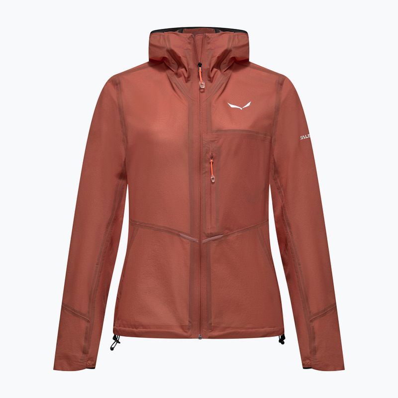 Women's waterproof jacket Salewa Pedroc 2 PTX 2.5 Light etruscan red 9
