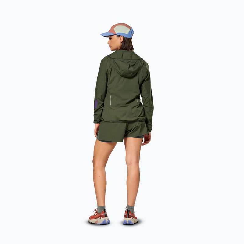 Women's wind jacket Salewa Pedroc Wind HD Light dark olive 3