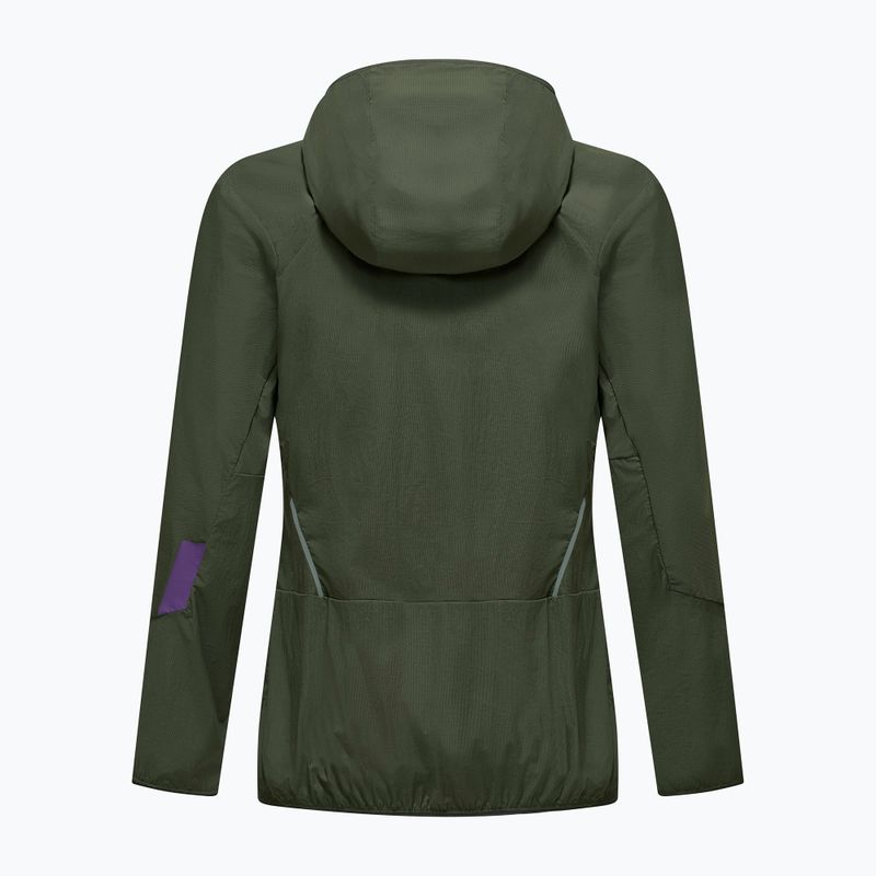 Women's wind jacket Salewa Pedroc Wind HD Light dark olive 8