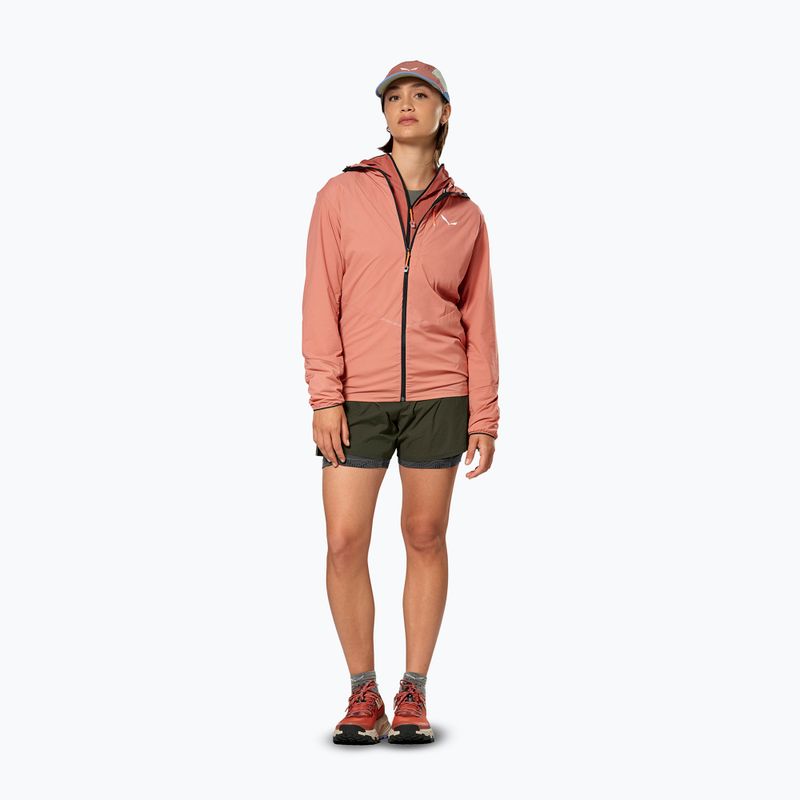 Women's wind jacket Salewa Pedroc Wind HD Light desert pink 2