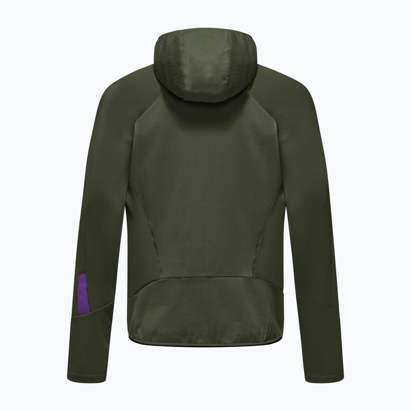 Men's wind jacket Salewa Pedroc PL 3 HD dark olive 2