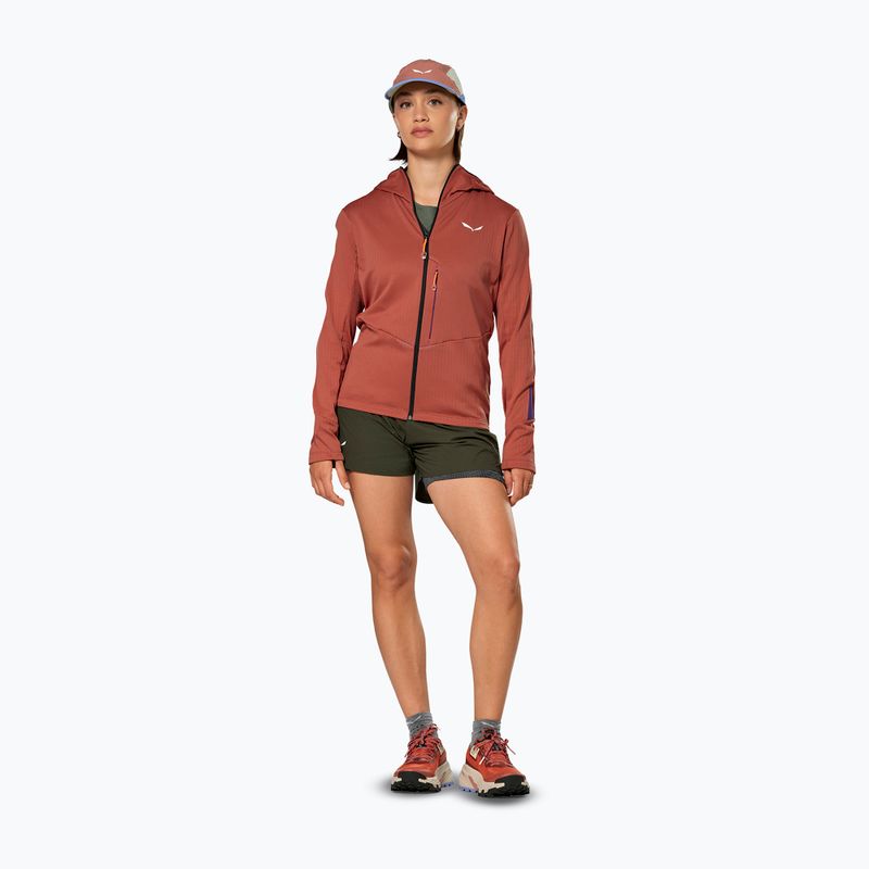 Women's wind jacket Salewa Pedroc PL 3 HD etruscan red 2